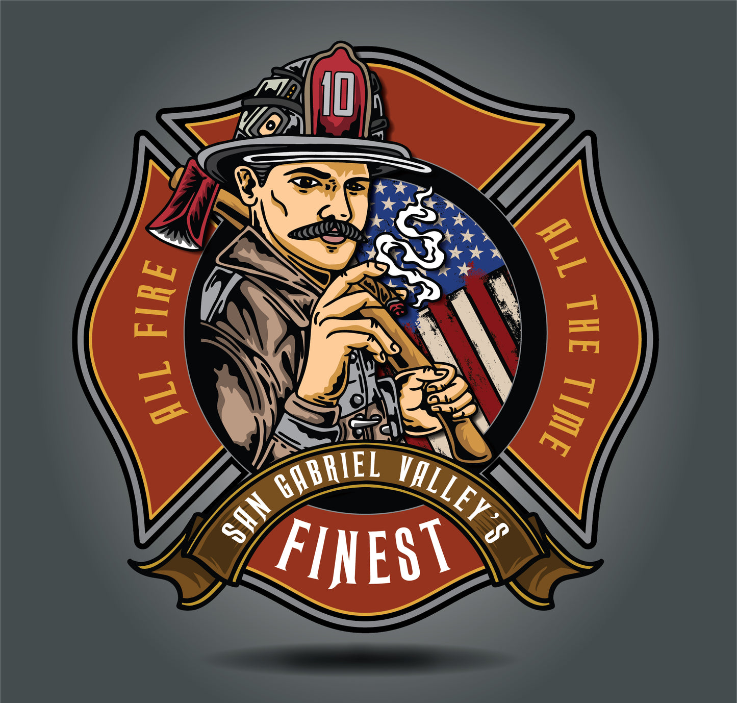 SGV FIRE Sticker